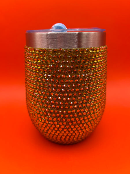 Rhinestone Wine Tumblers