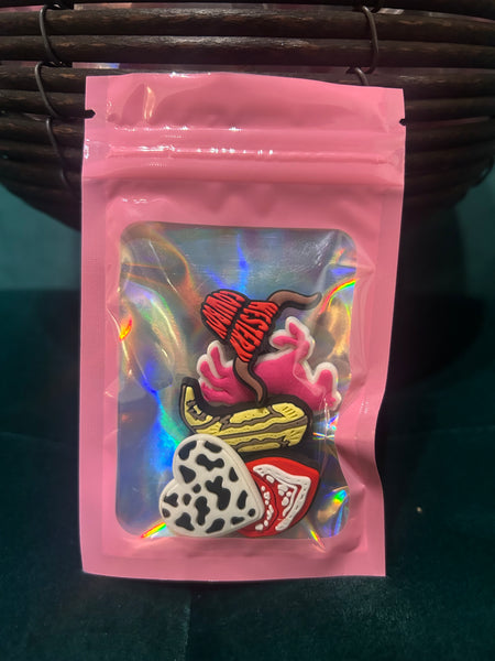 5 Pack of Western Croc Charms