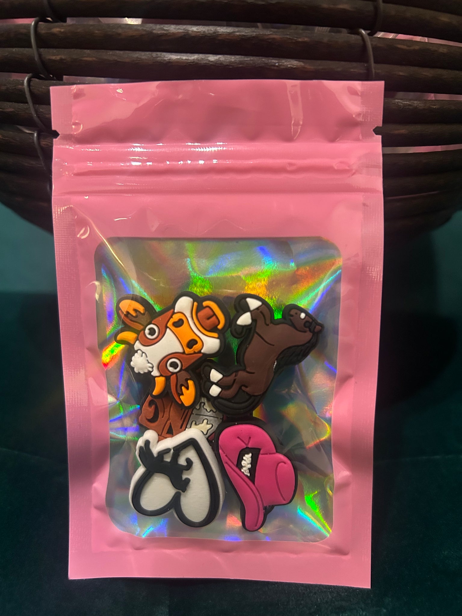 5 Pack of Western Croc Charms