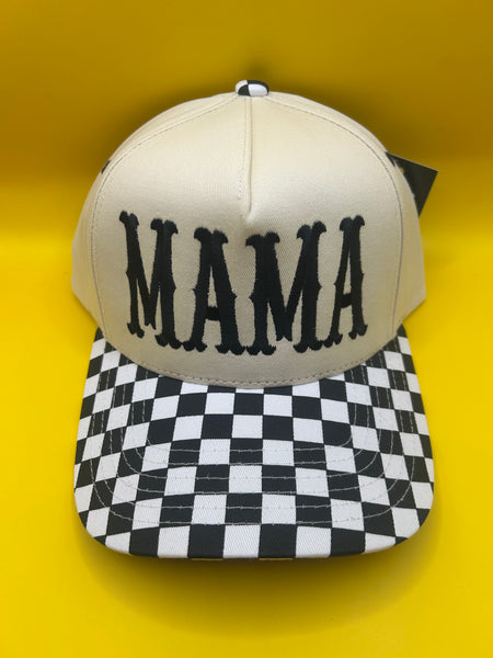 Mama Checkered Hats