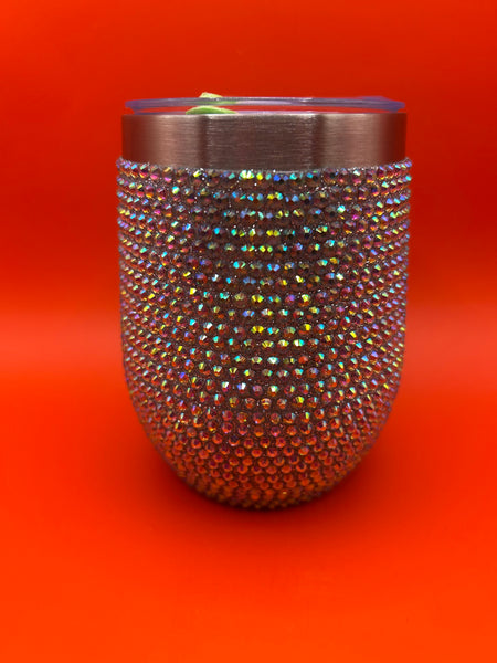 Rhinestone Wine Tumblers