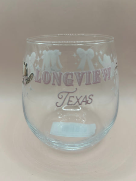 Coquette Cowgirl and RWB  Glassware