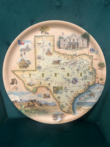 Texas Map Trays