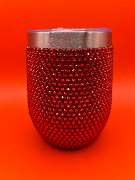 Rhinestone Wine Tumblers