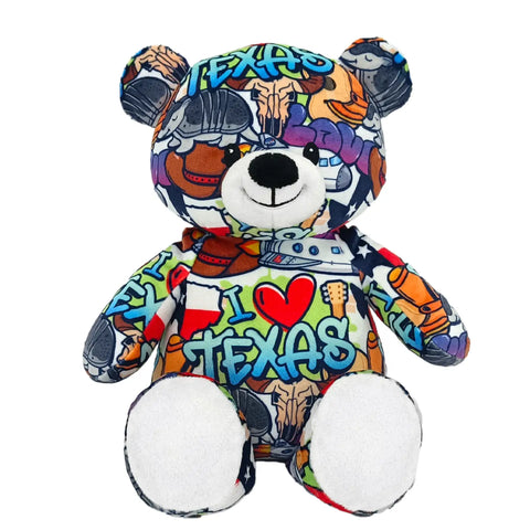 10" Texas Graffiti Bear