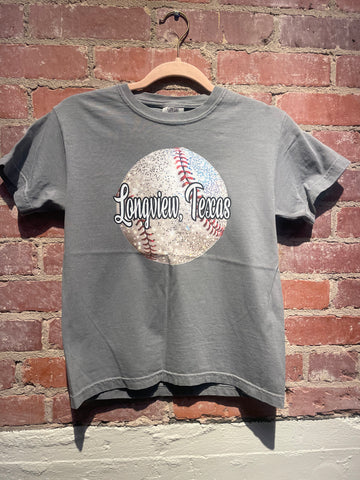 Longview Texas Baseball Tee