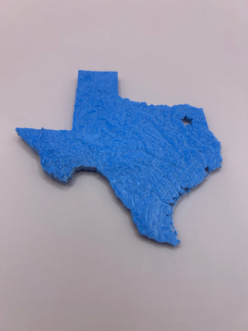 Texas Topographical Magnets