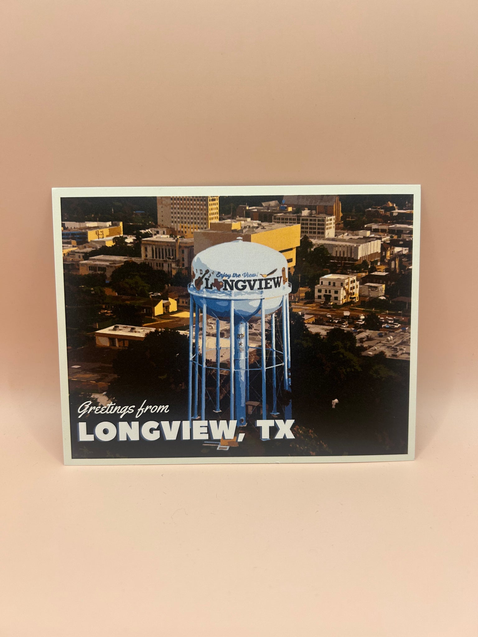 Longview Water Tower Postcard