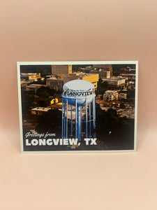Longview Water Tower Postcard