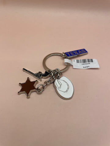Texas Cowboy Charm Keychain
