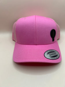 Hot Air Balloon Engraved Patch Snapback Trucker Hat