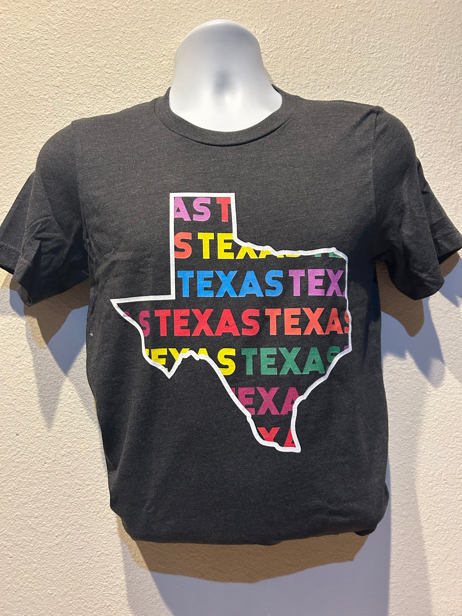 Texas State Outline Bright