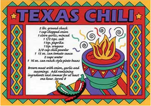 Texas Chili Postcard