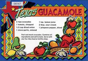 Texas Guacomole Postcard