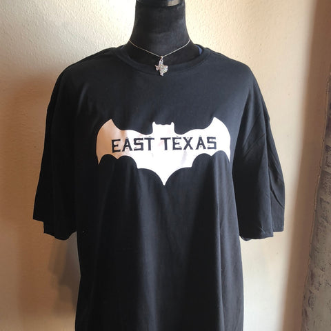 Black East Texas Bat Halloween Shirt S/S