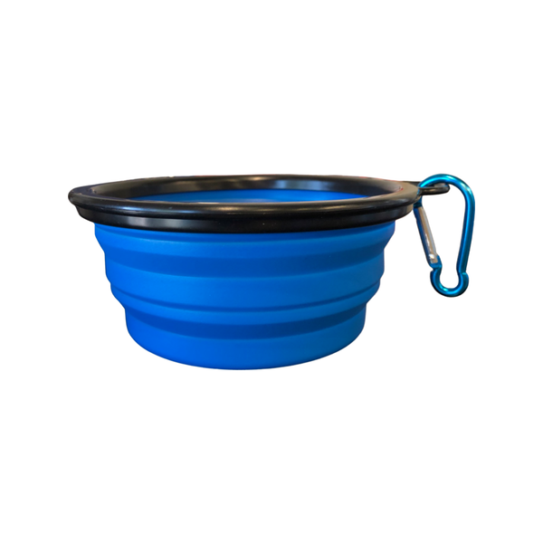 Collapsible Silicone Dog Bowl with Hook