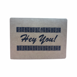 "Hey You" Notecard and Envelope