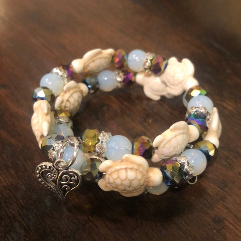 Semi Precious Bracelets-Turtle