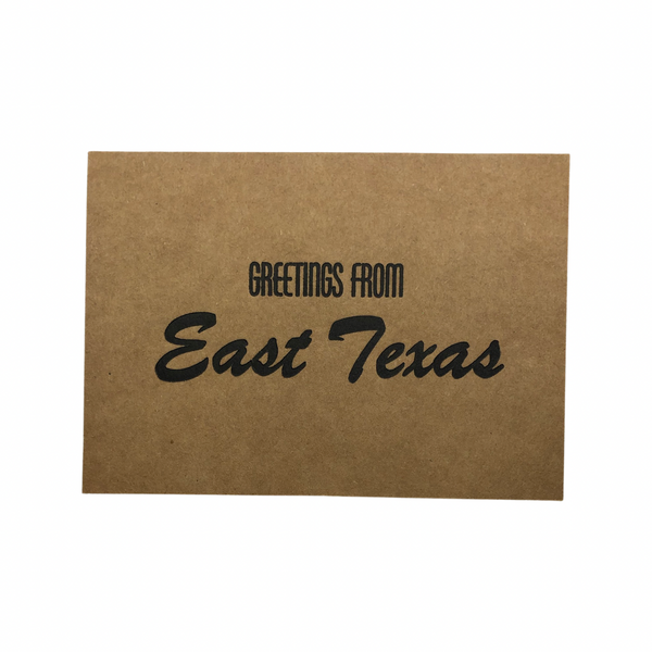 East Texas Notecard and Envelope