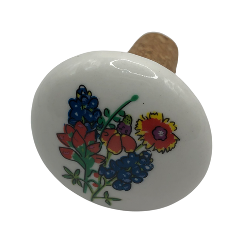 Texas Wildflower Wine Stopper